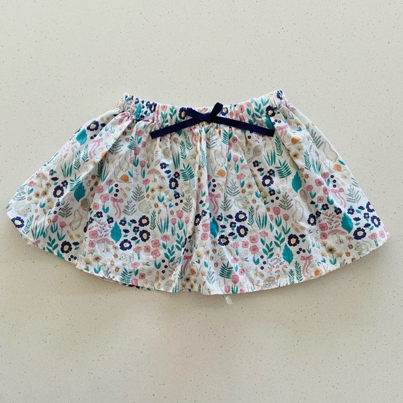 Margherita Toddler Girl Whimsical Floral Skirt Size 3 - Picture 2 of 4